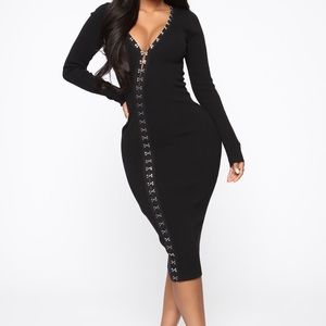 Long Sleeve Midi Dress